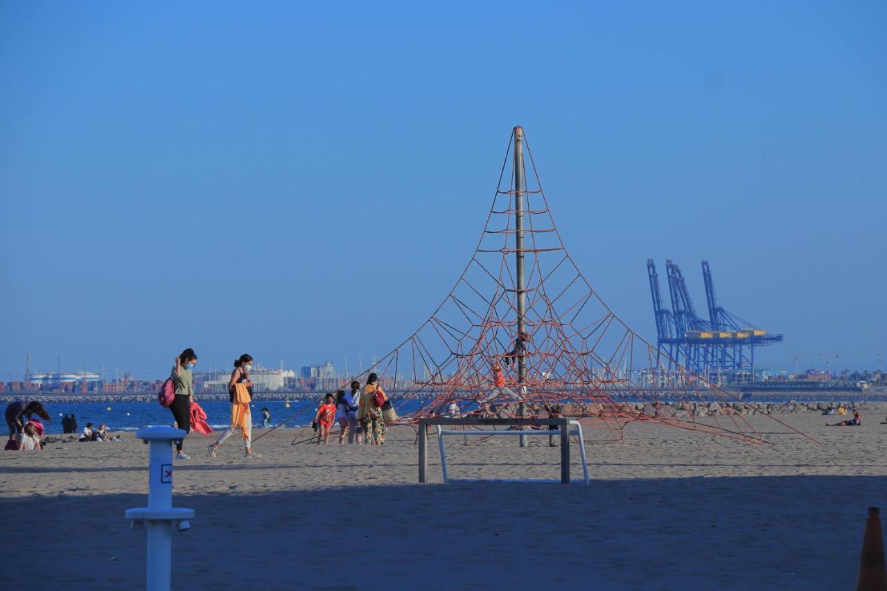 Atico Patacona Beach Playa Valensiya Dış mekan fotoğraf